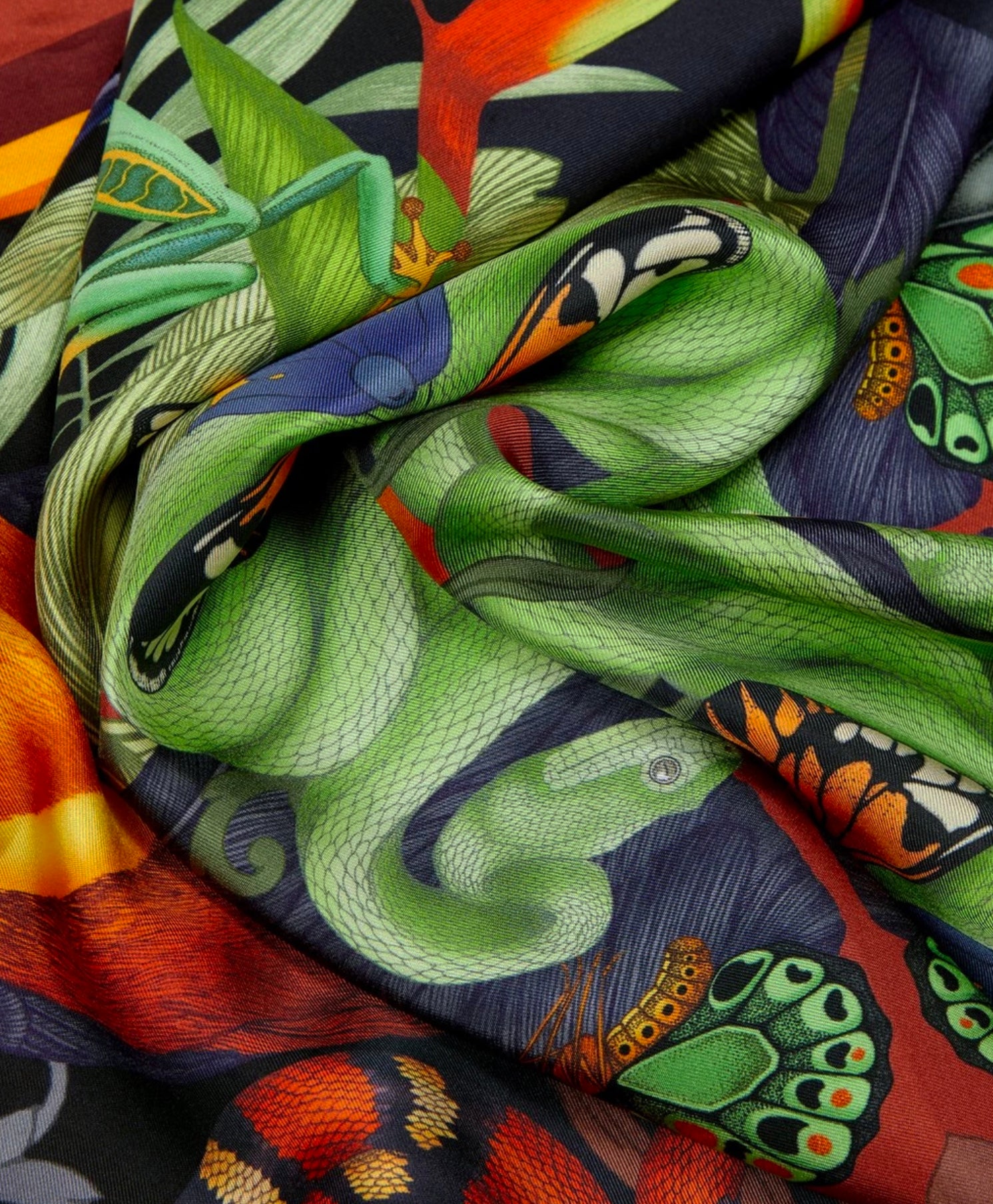 The Tropical Toucan Scarf | 90x90cm