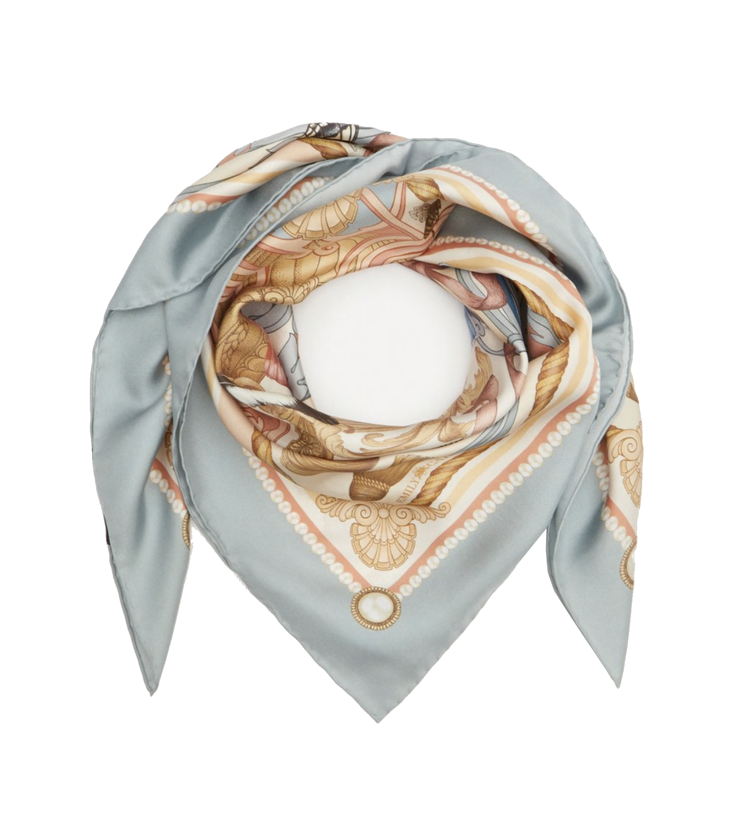The Baroque Butterfly Silk Scarf | 65x65cm