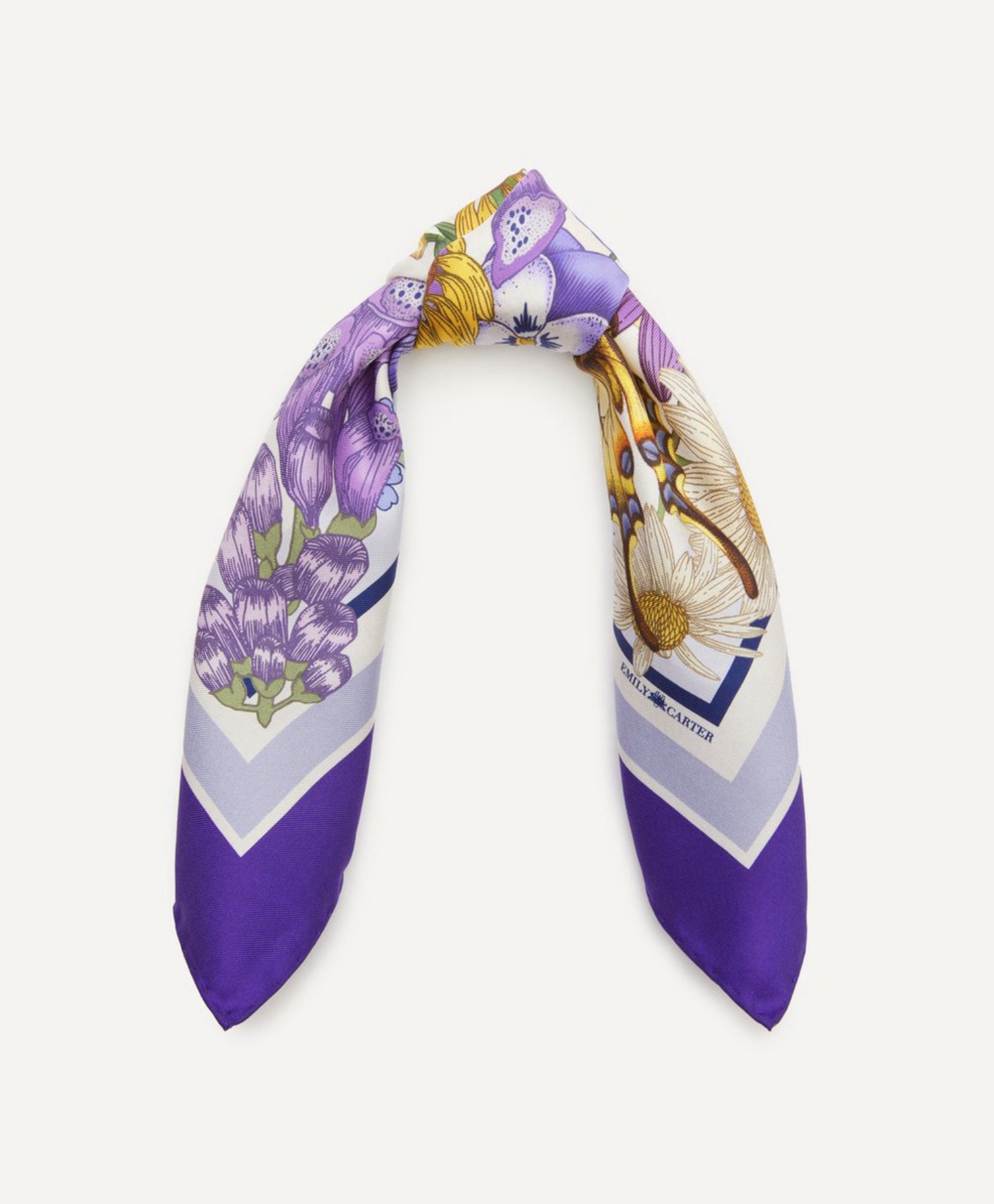 The Wild Flower Silk Scarf | 65x65cm