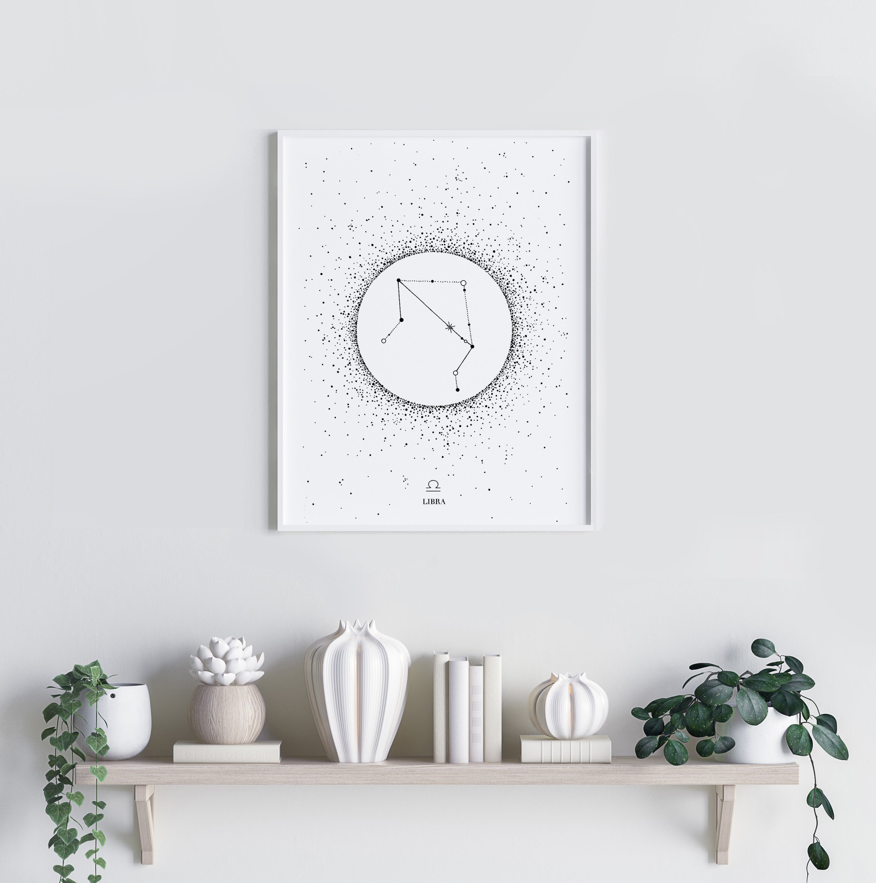 'Libra Star Sign' Fine Art Print