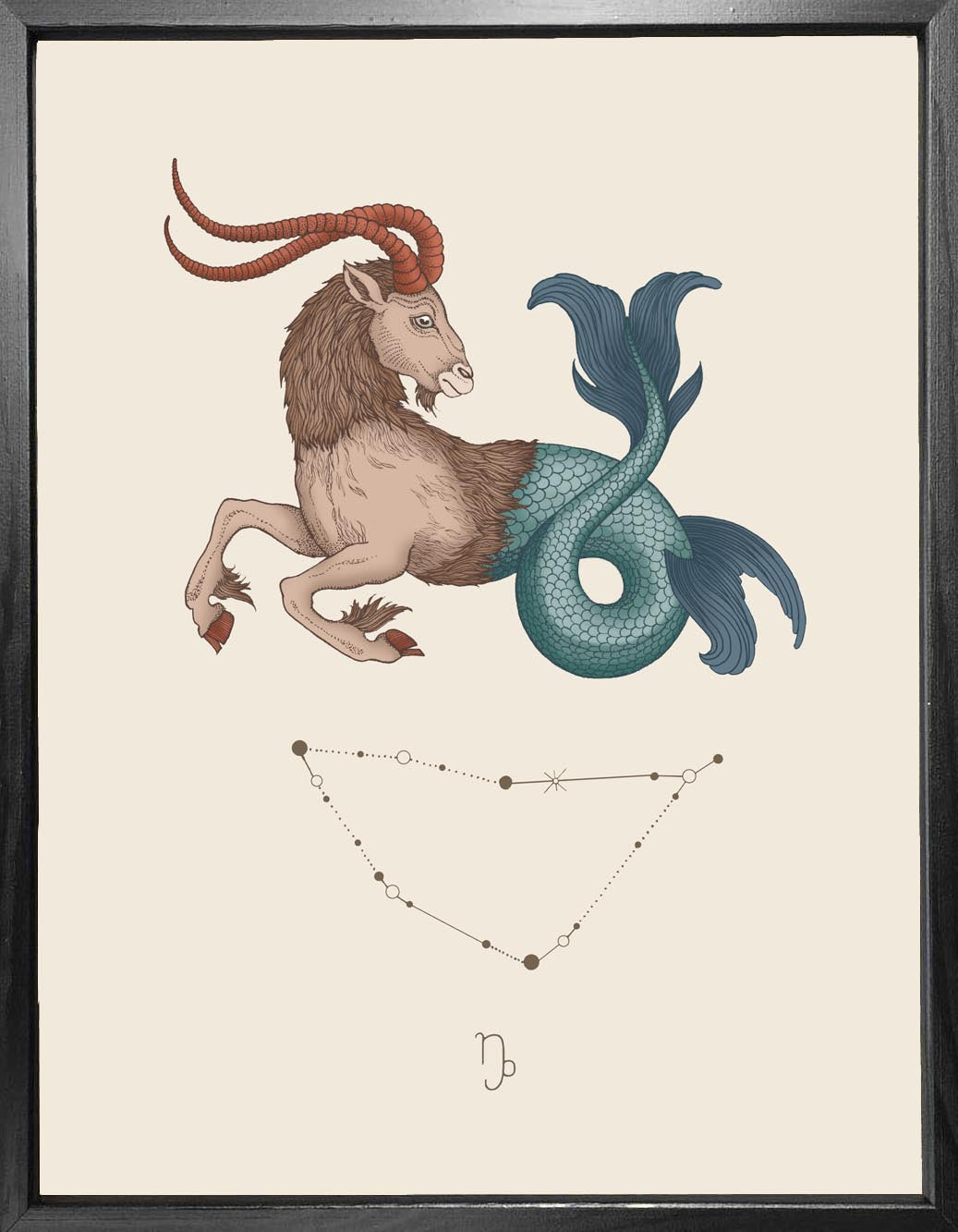 'Capricorn Zodiac' Fine Art Print