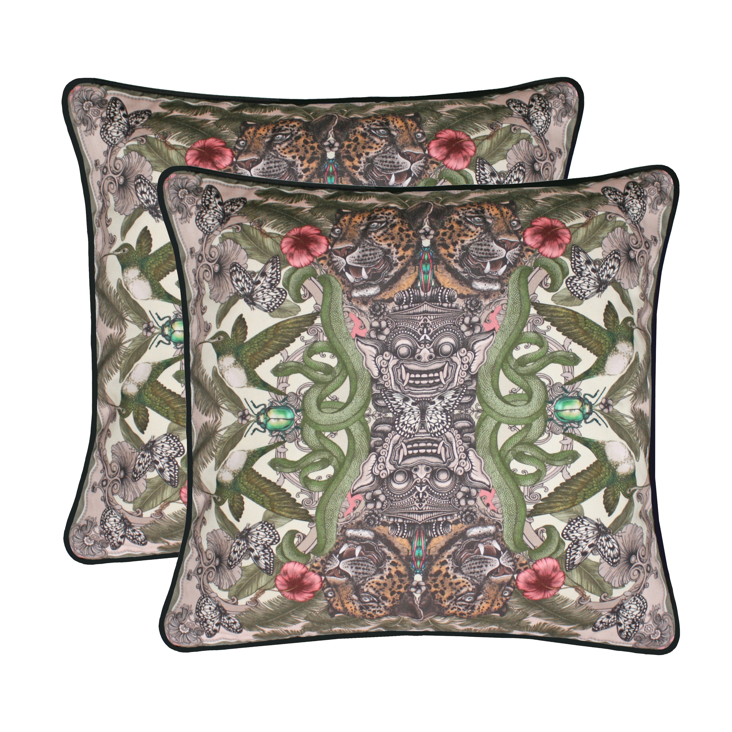 The Balinese Jungle Cushion Set | 45x45cm