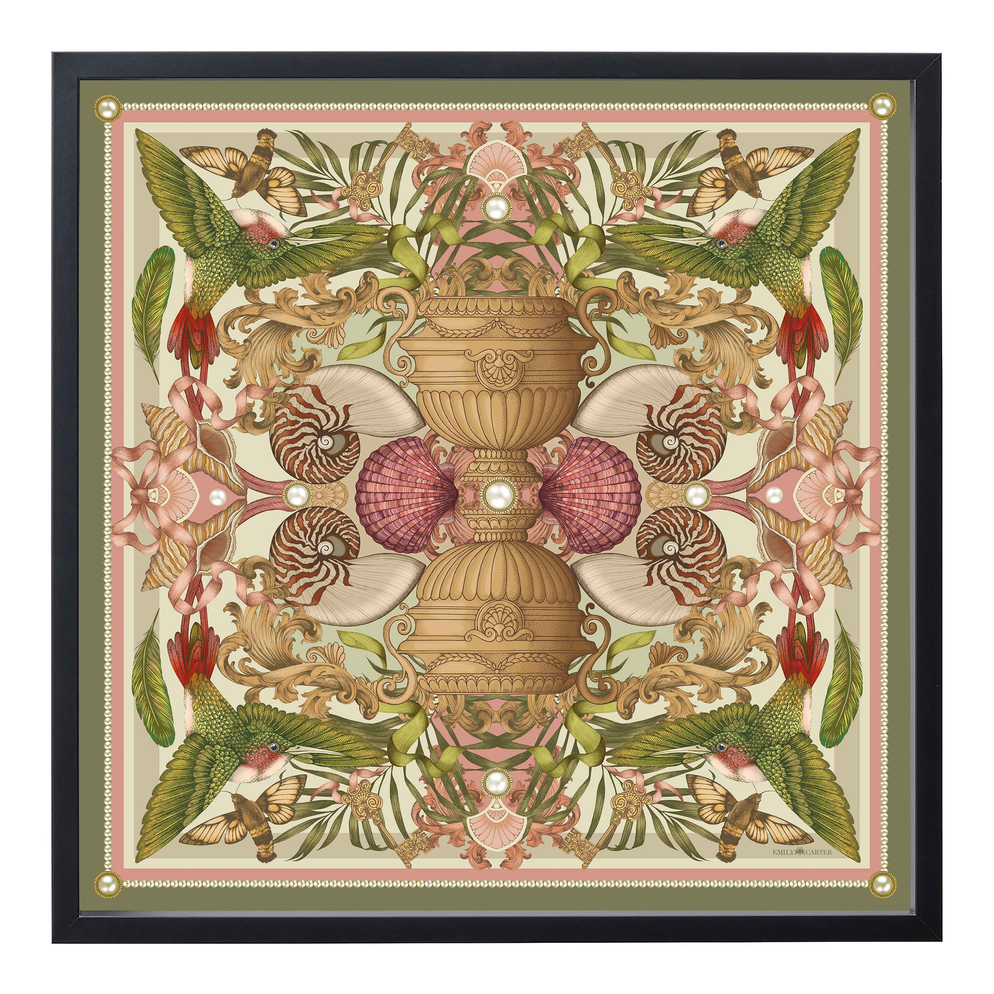 'Nautilus & Hummingbird' Giclée Print - Limited Edition