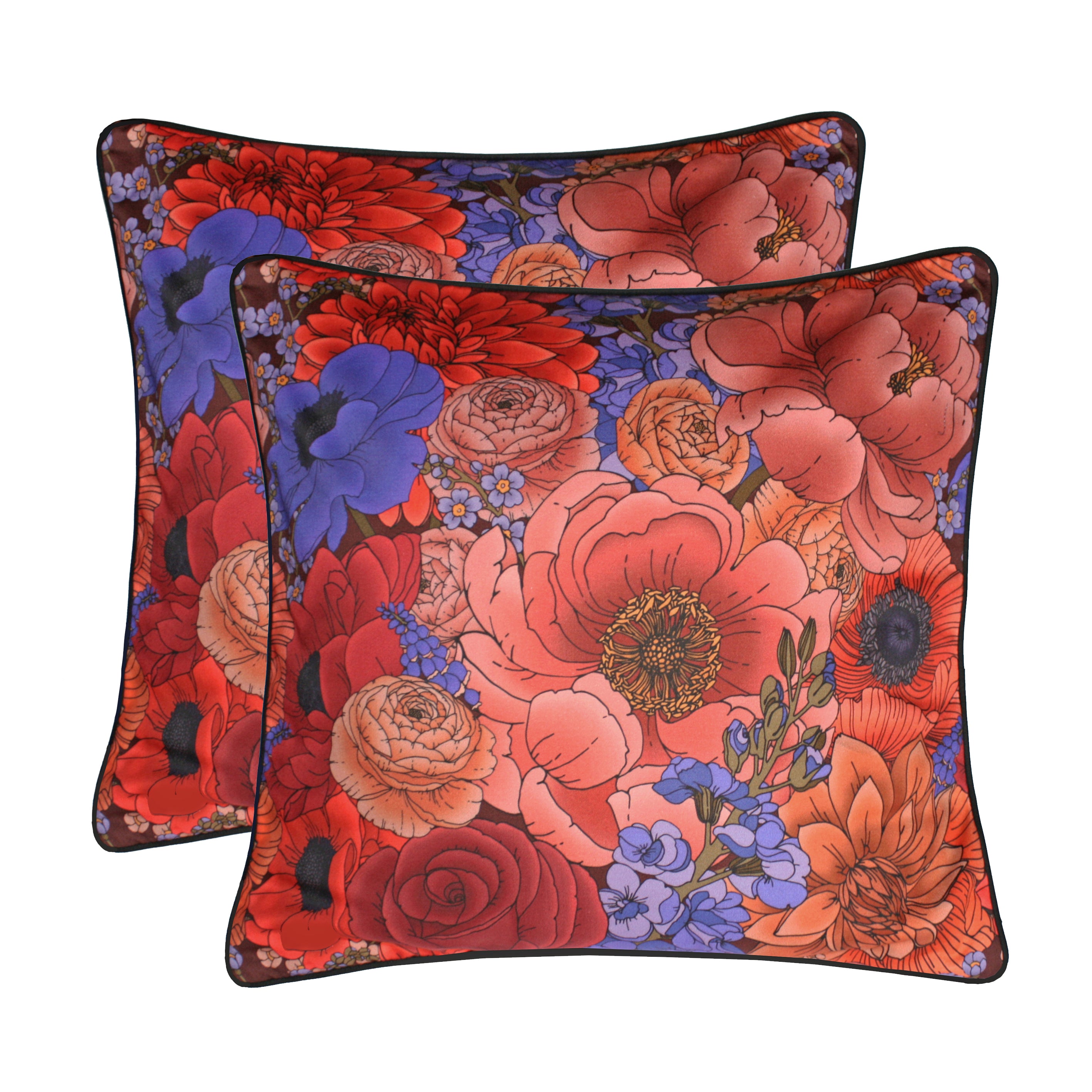 The Winter Floral Cushion Set | 45x45cm