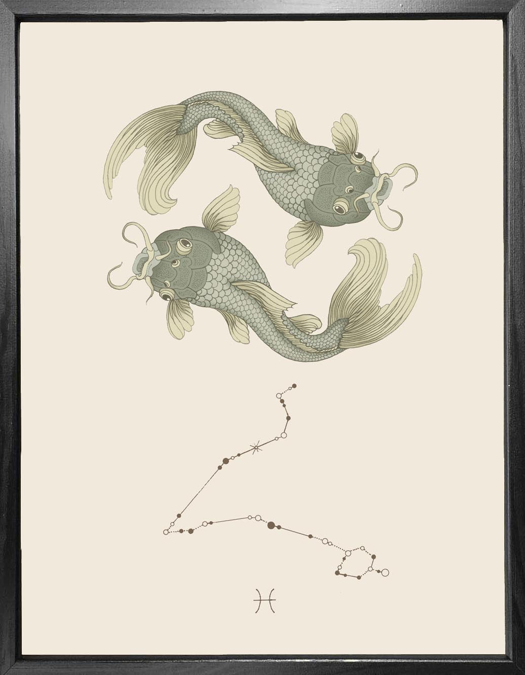 'Pisces Zodiac' Fine Art Print