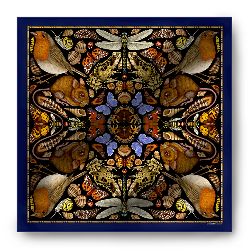 From Sketch to Silk: The British Garden Scarf