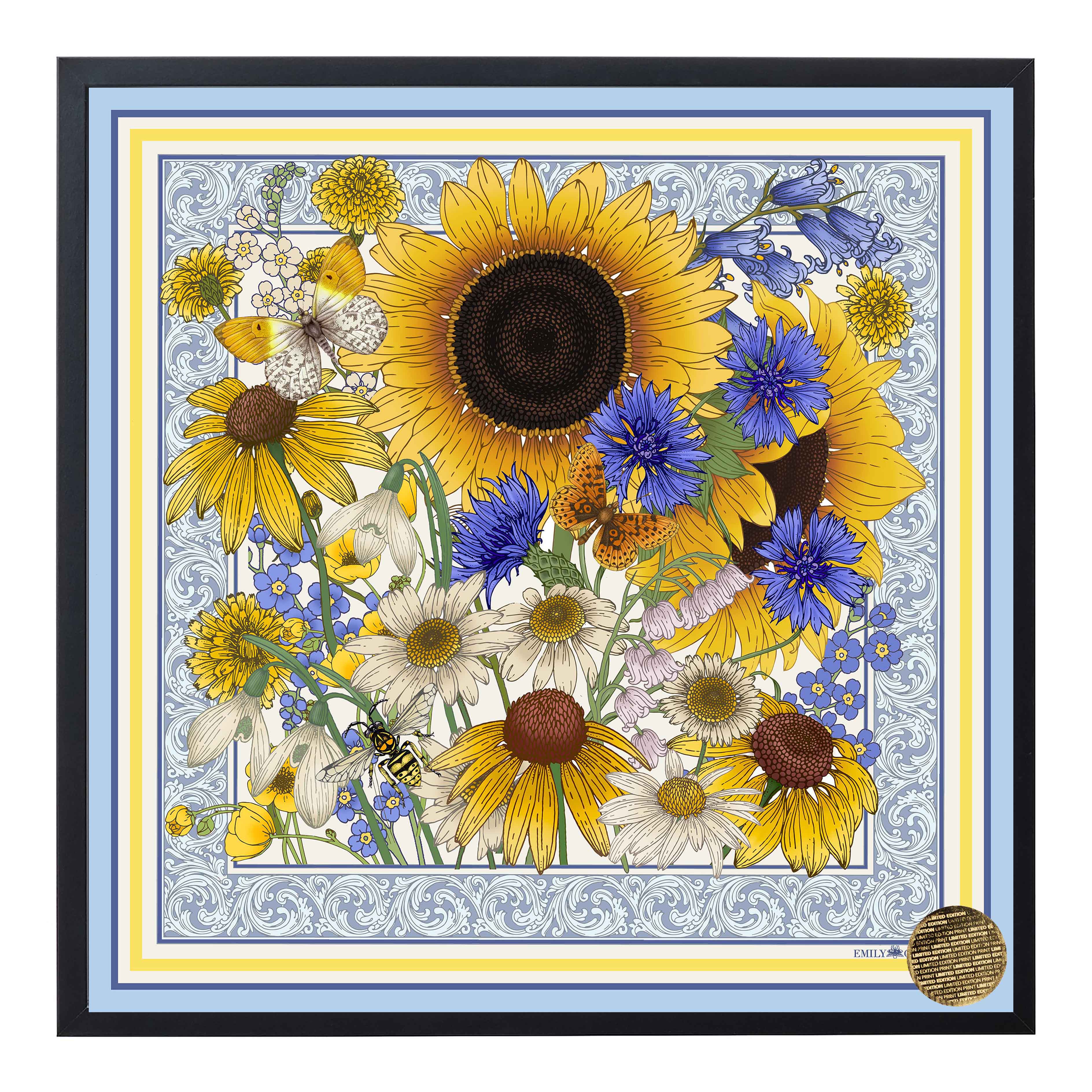 'Sunflower Bouquet' Giclée Print - Limited Edition
