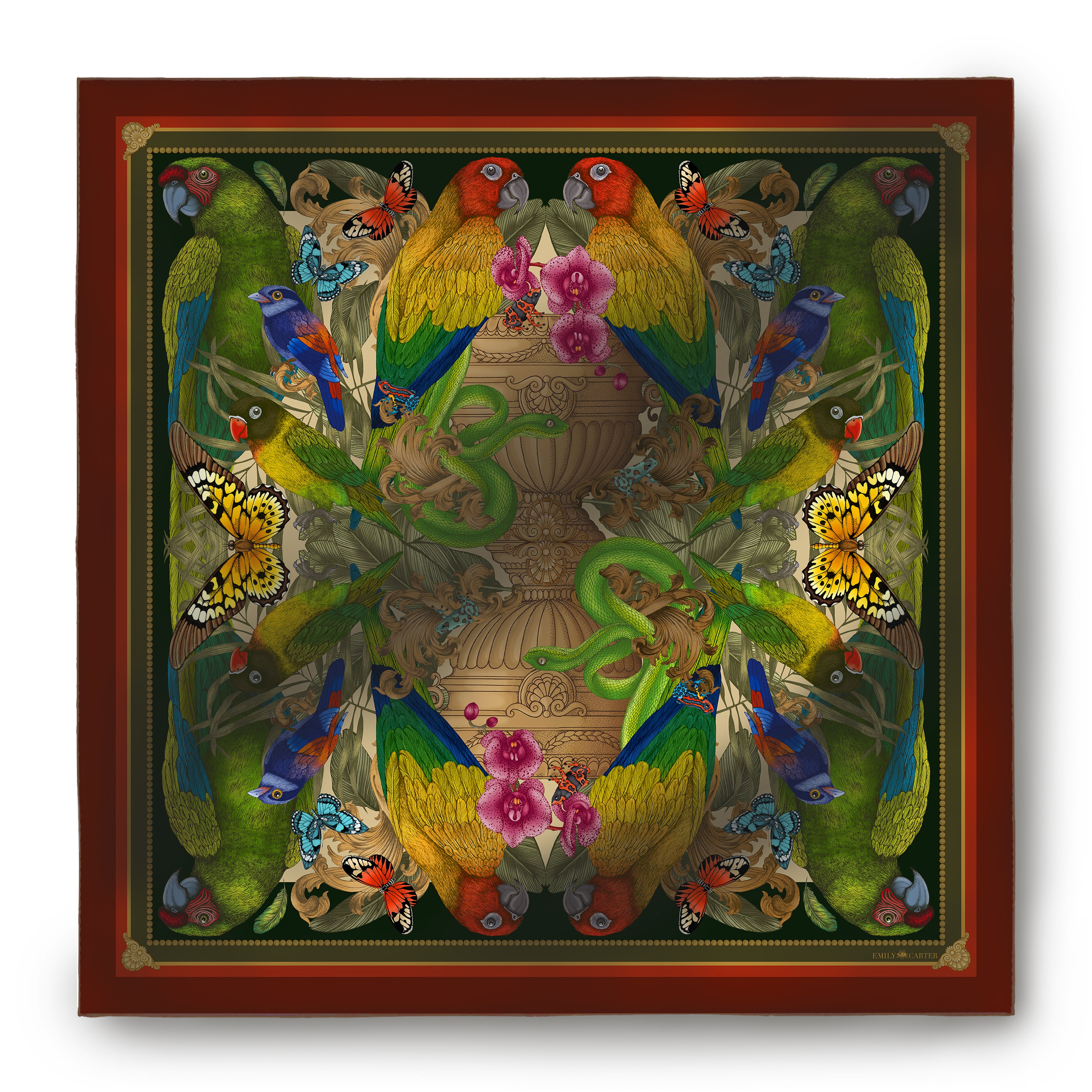 The Rainforest Silk Scarf | 90x90cm [Preorder]