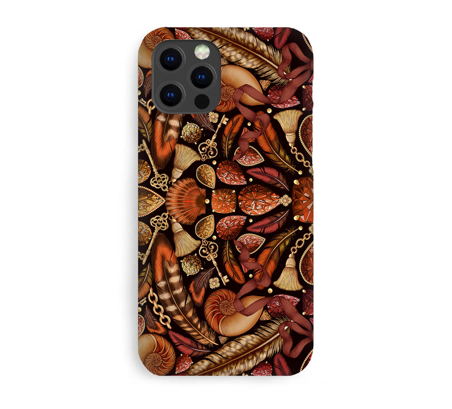 Luxury Phone Case - Feather Bouquet