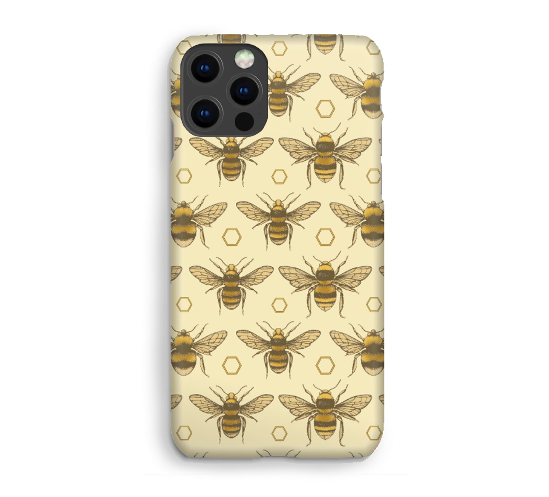 Luxury Phone Case - British Bees Gold