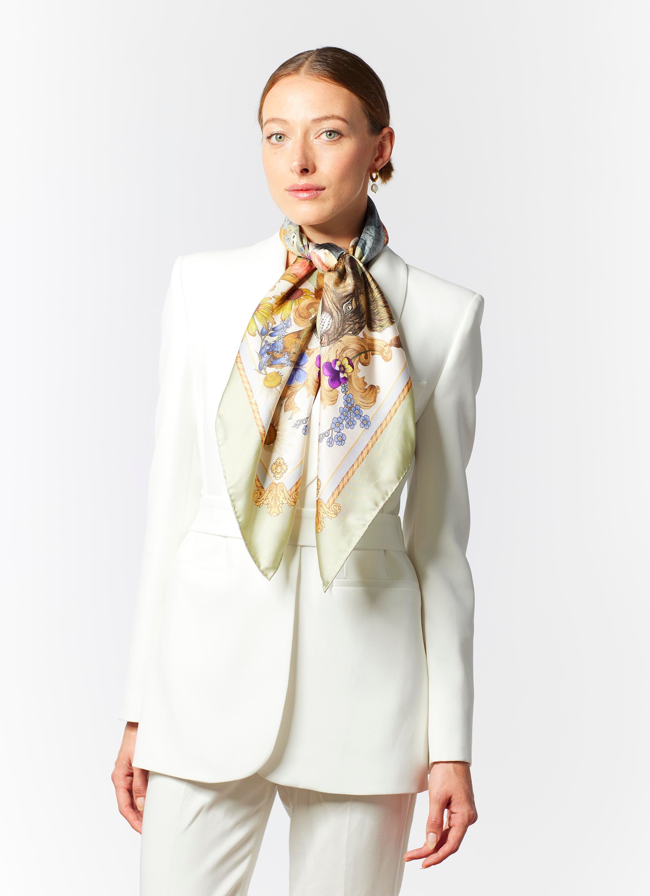 The Coronation Silk Scarf - Limited Edition | 90x90cm