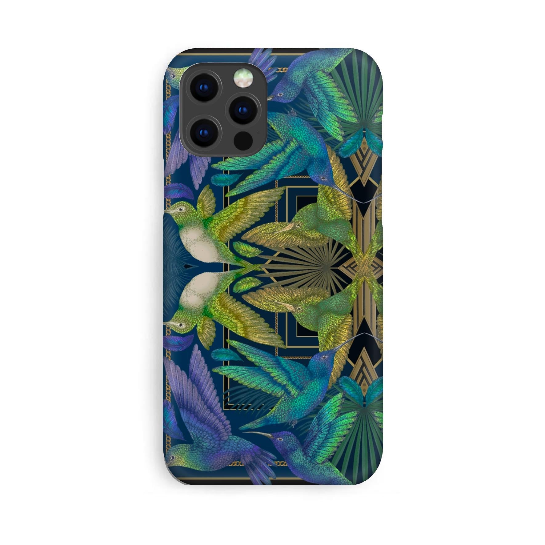 Luxury Phone Case Midnight Hummingbird | iPhone 12 [Sample]