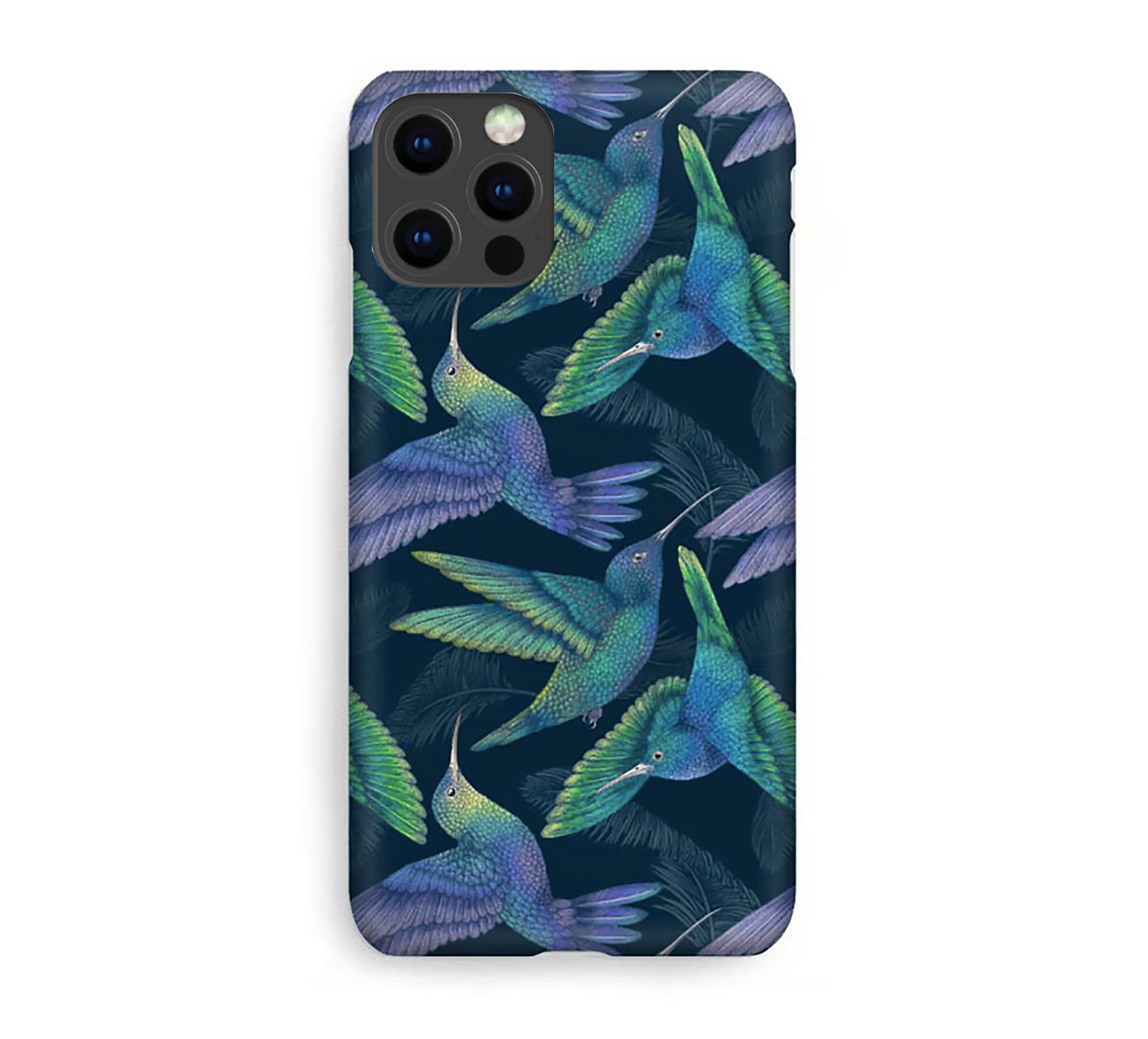 Luxury Phone Case - Midnight Hummingbirds