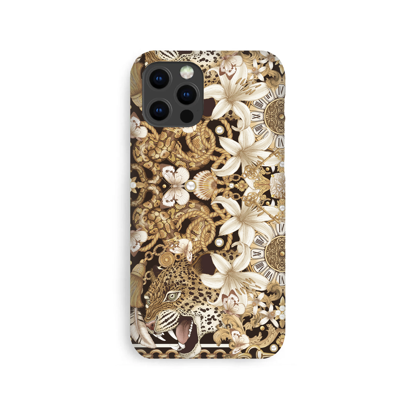 Luxury Phone Case - Lily Leopard