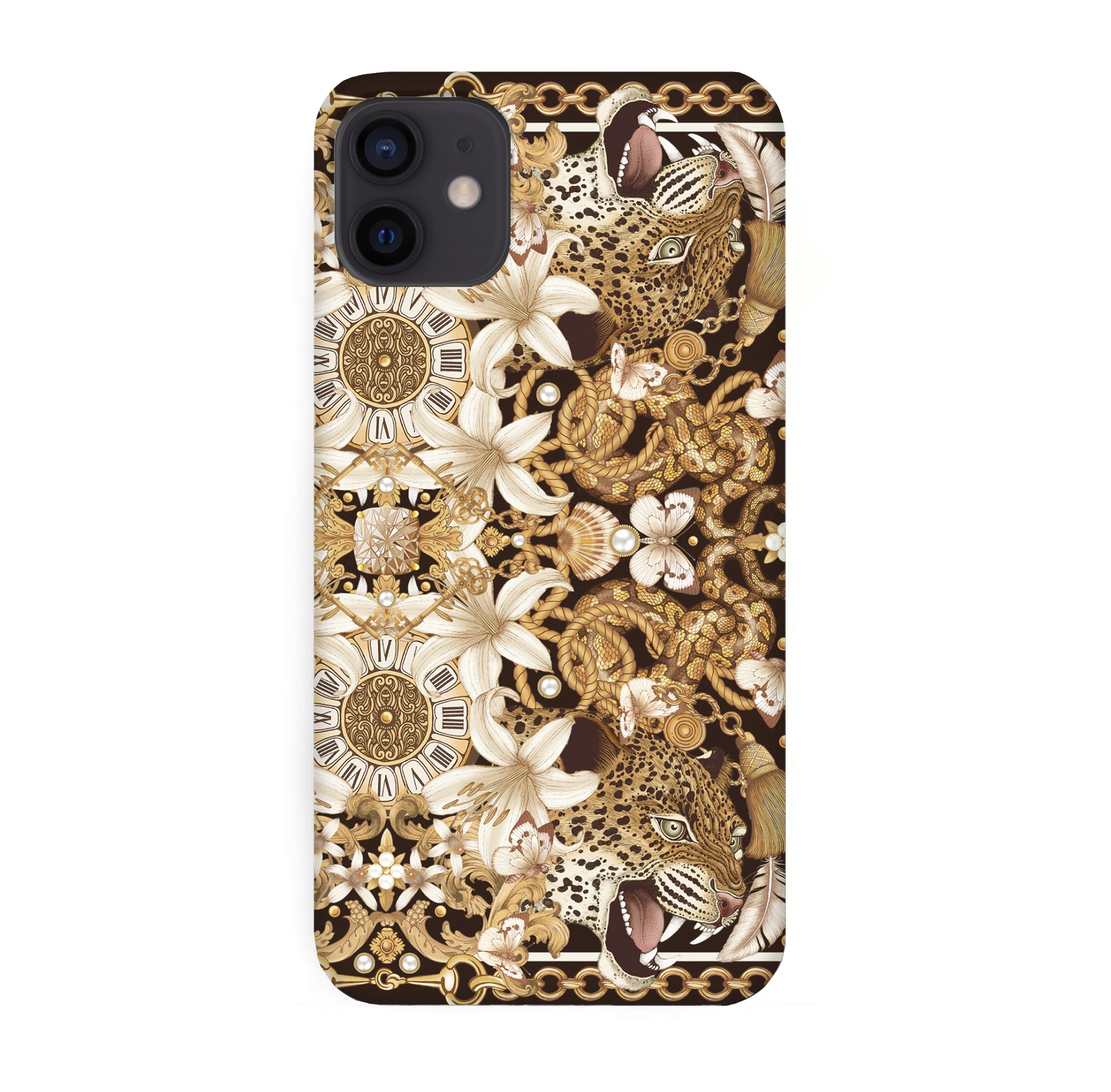 Luxury Phone Case - Lily & Leopard