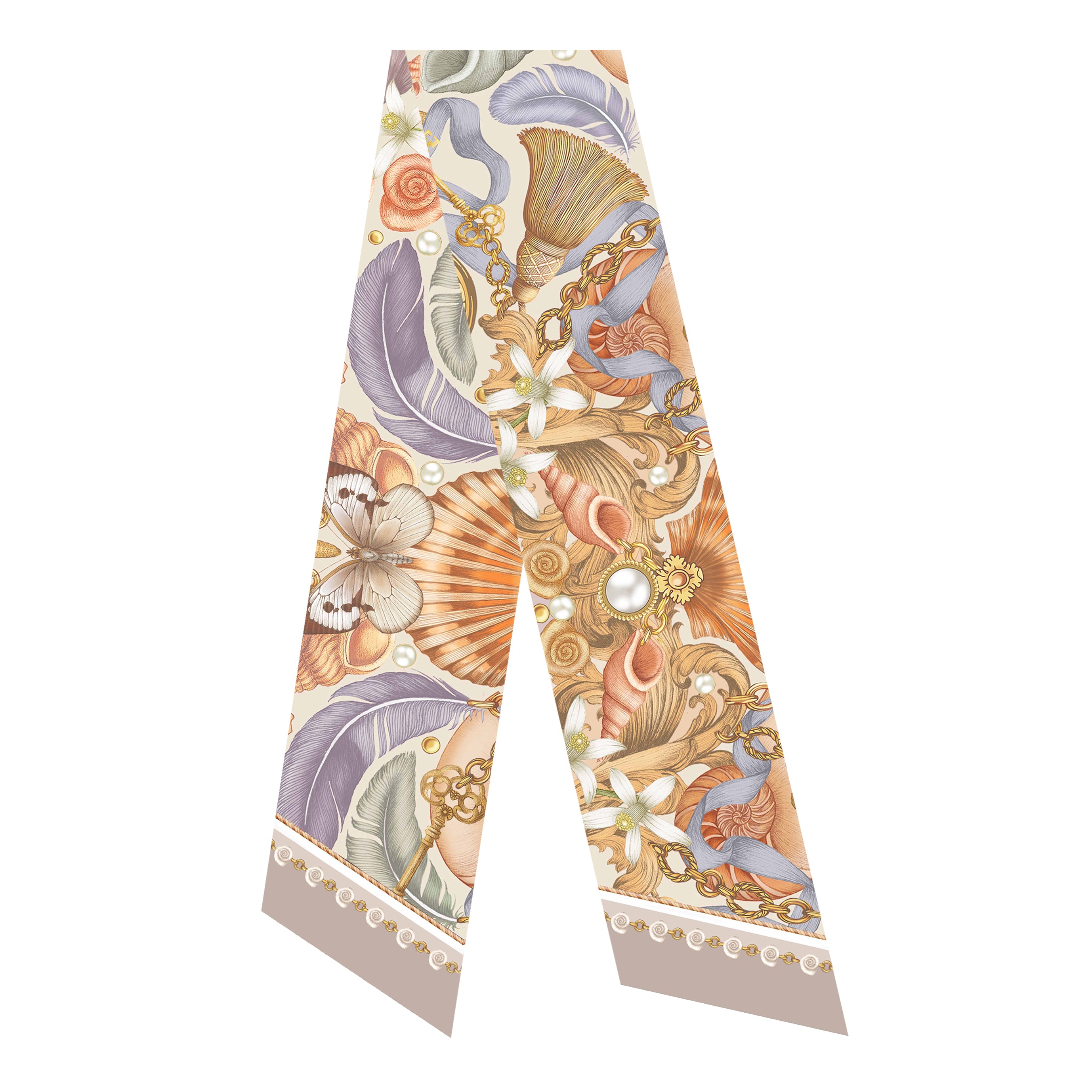 The Shell & Starfish Luxe Twilly Scarf [Preorder]
