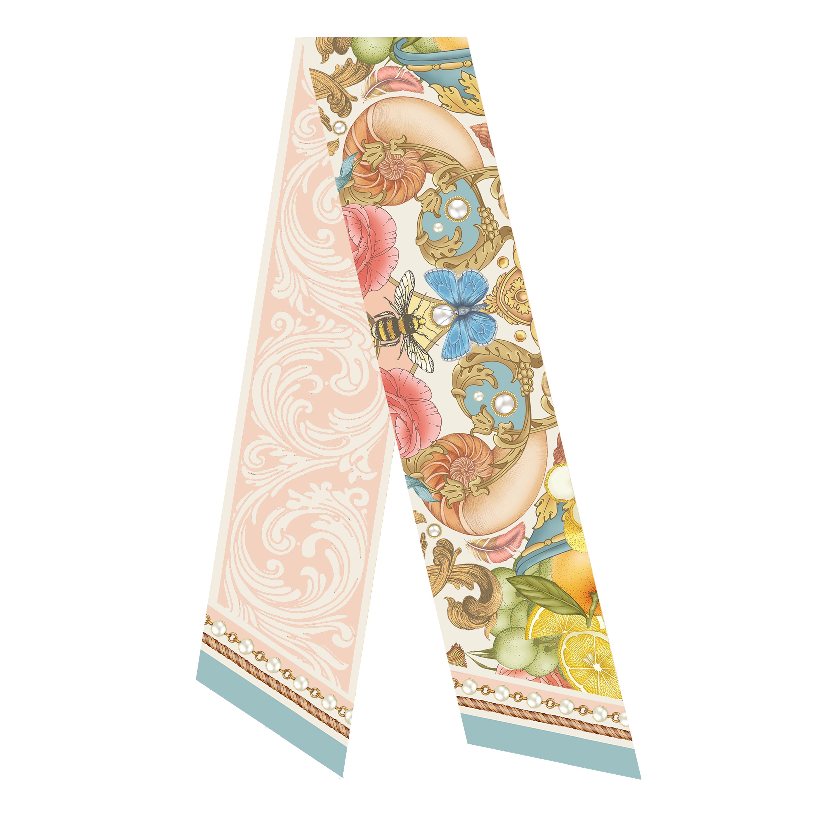 The Pearl Baroque Luxe Twilly Scarf [Preorder]