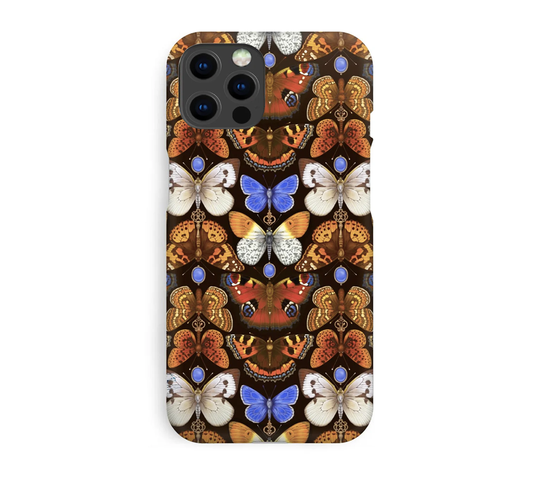 Luxury Phone Case - British Butterfly Amber