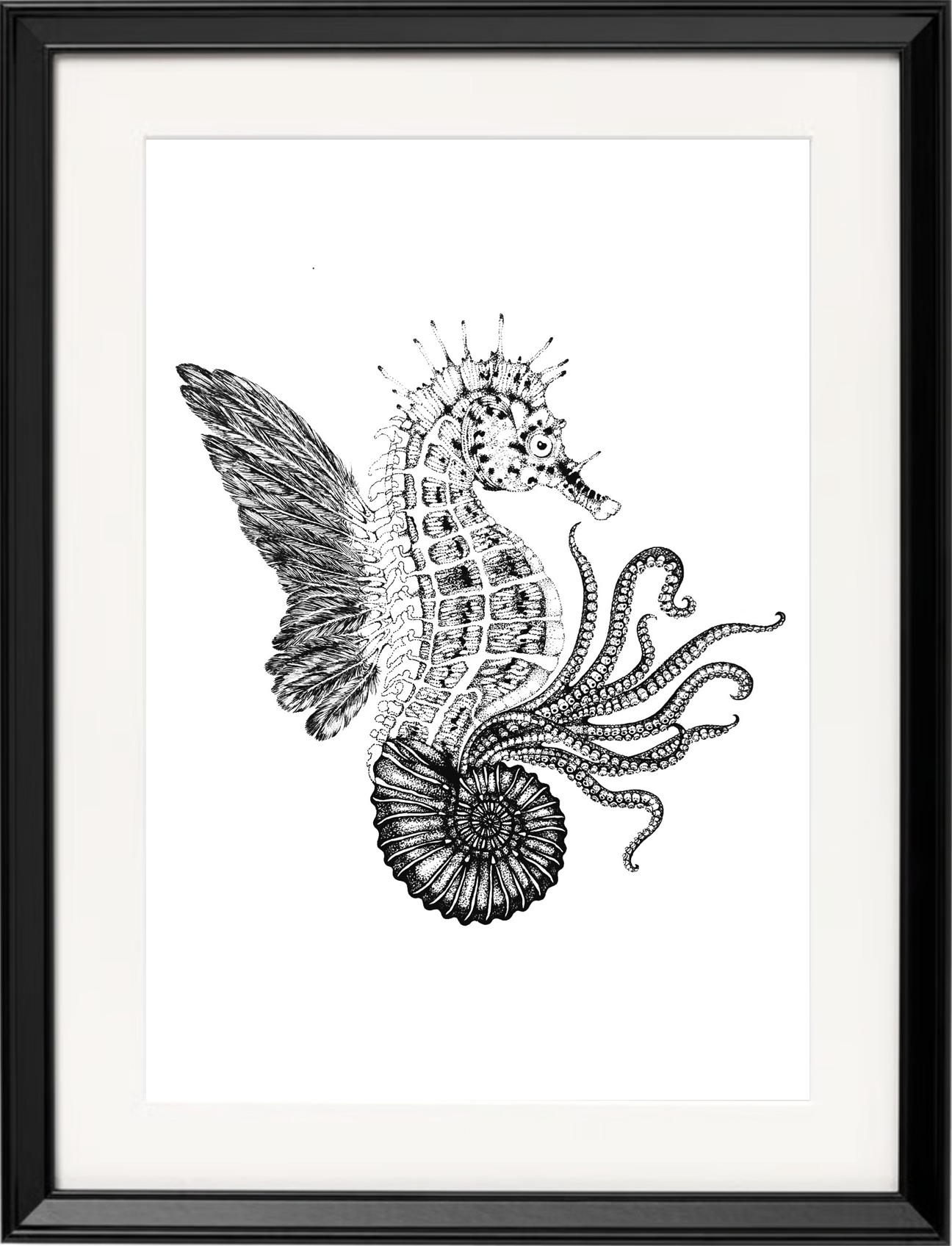 'Ammonautilae, 2015' | Signed Original A3 Illustration