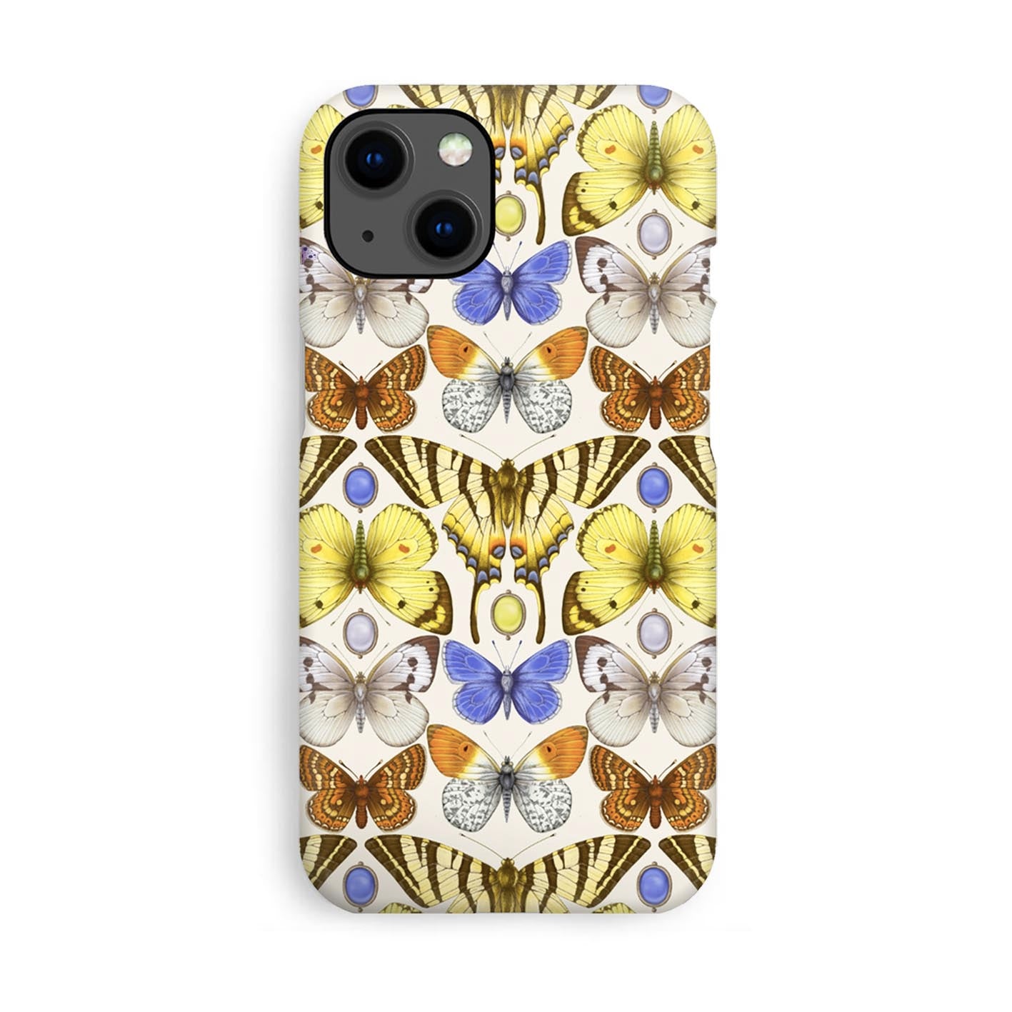 Luxury Phone Case - British Butterfly Lemon