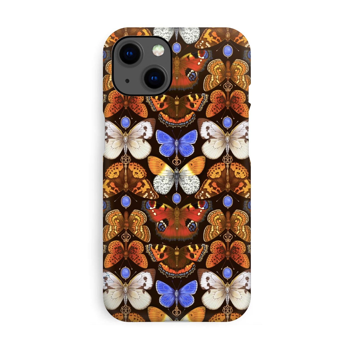 Luxury Phone Case - British Butterfly Amber