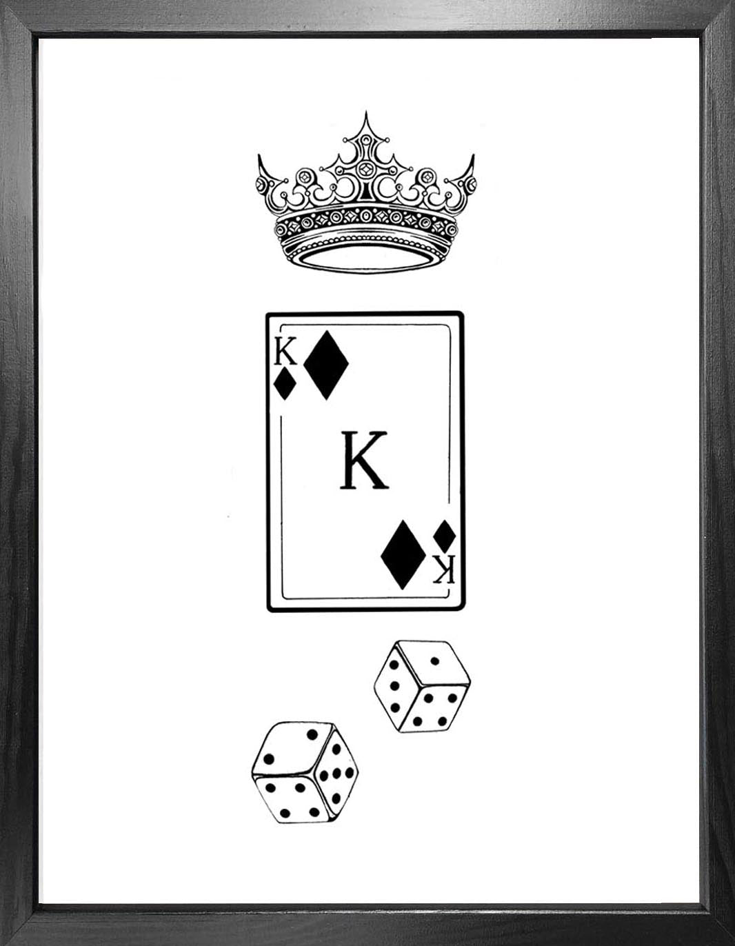 'King of Diamonds' Fine Art Print