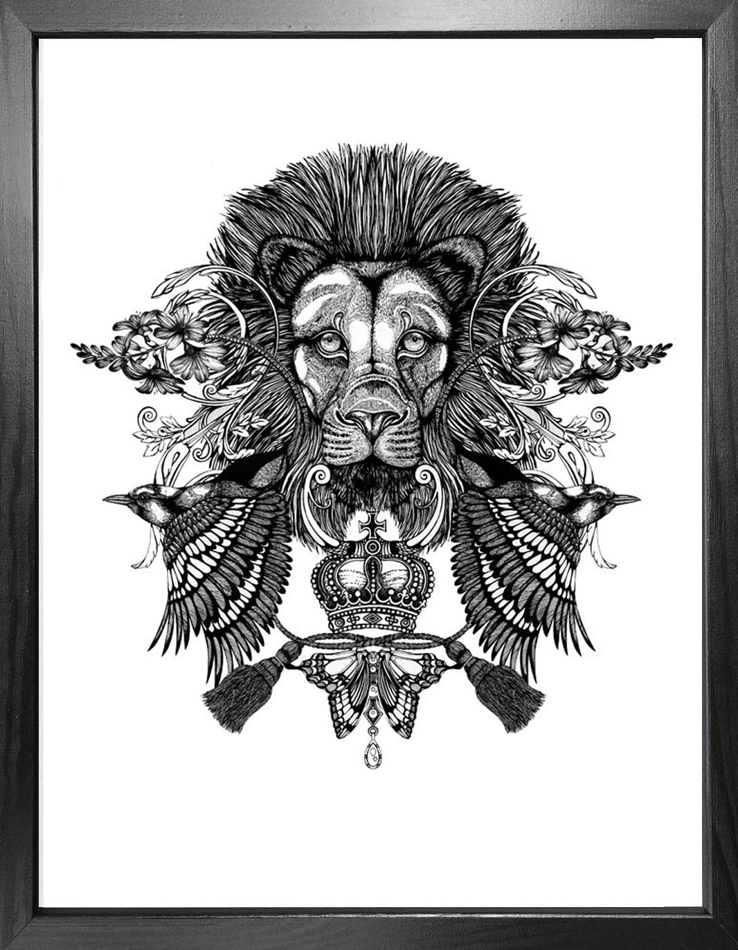 'The Regal Lion' Fine Art Print