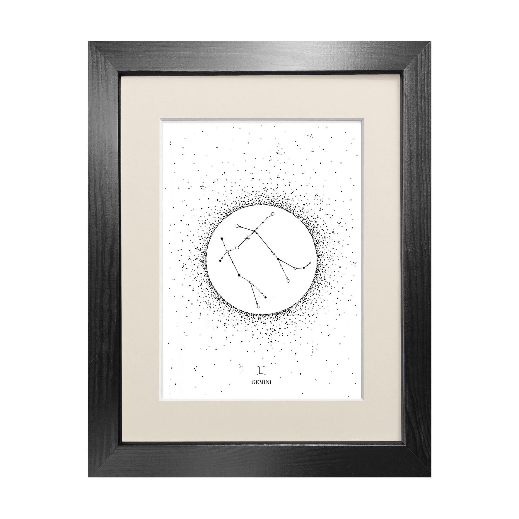 'Gemini Star Sign' Fine Art Print