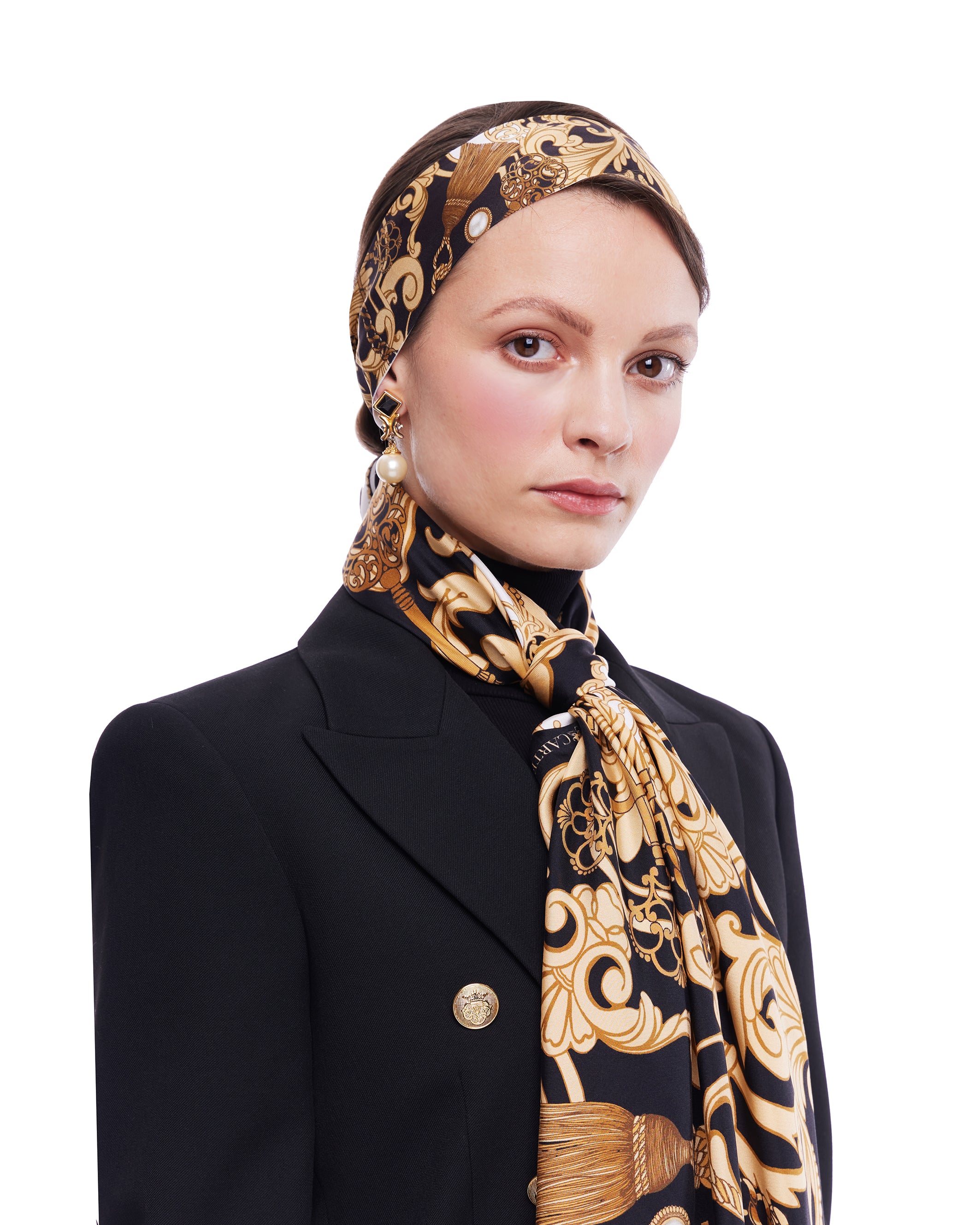 The Pearl Baroque Twilly Scarf [Preorder]