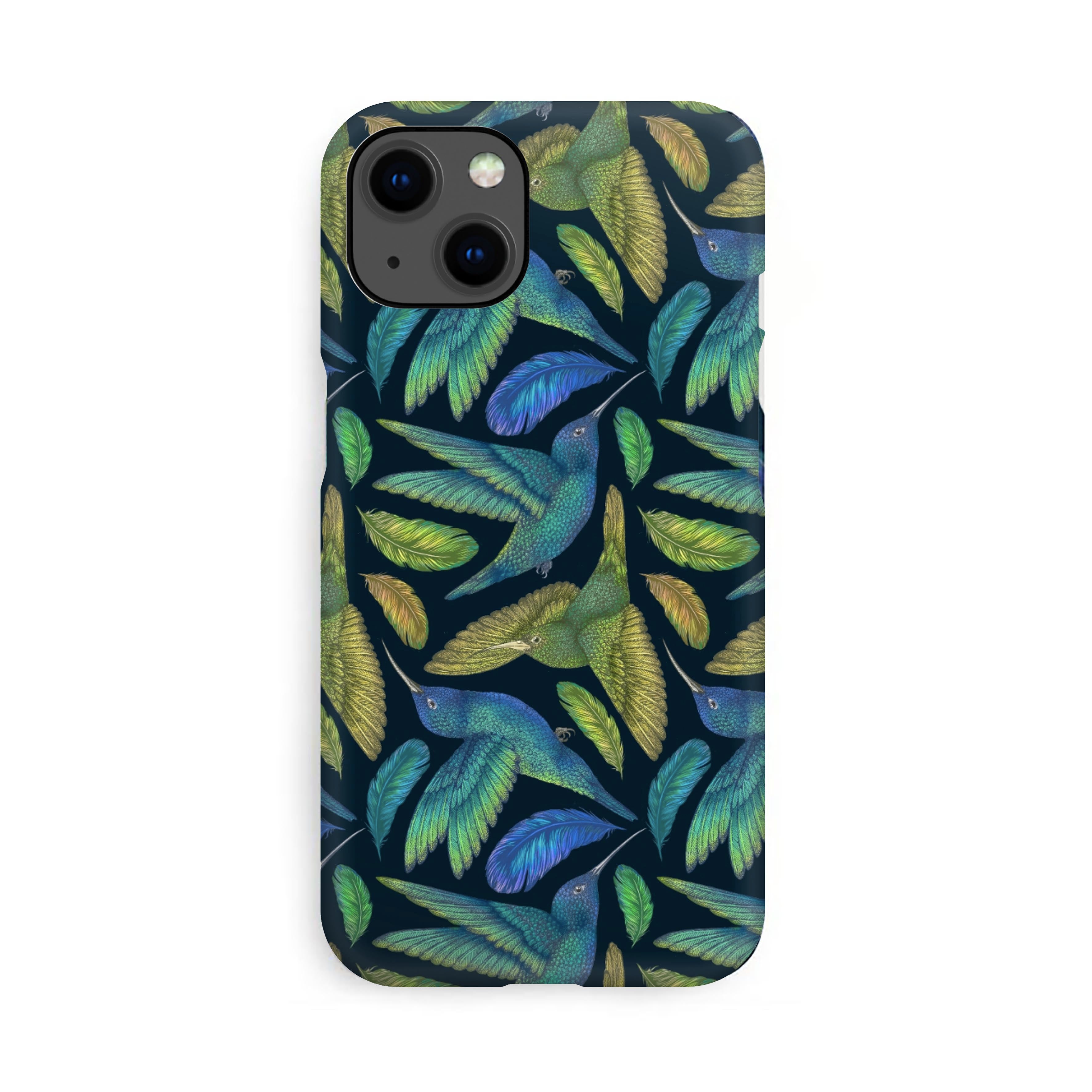 Luxury Phone Case - Iridescent Hummingbird