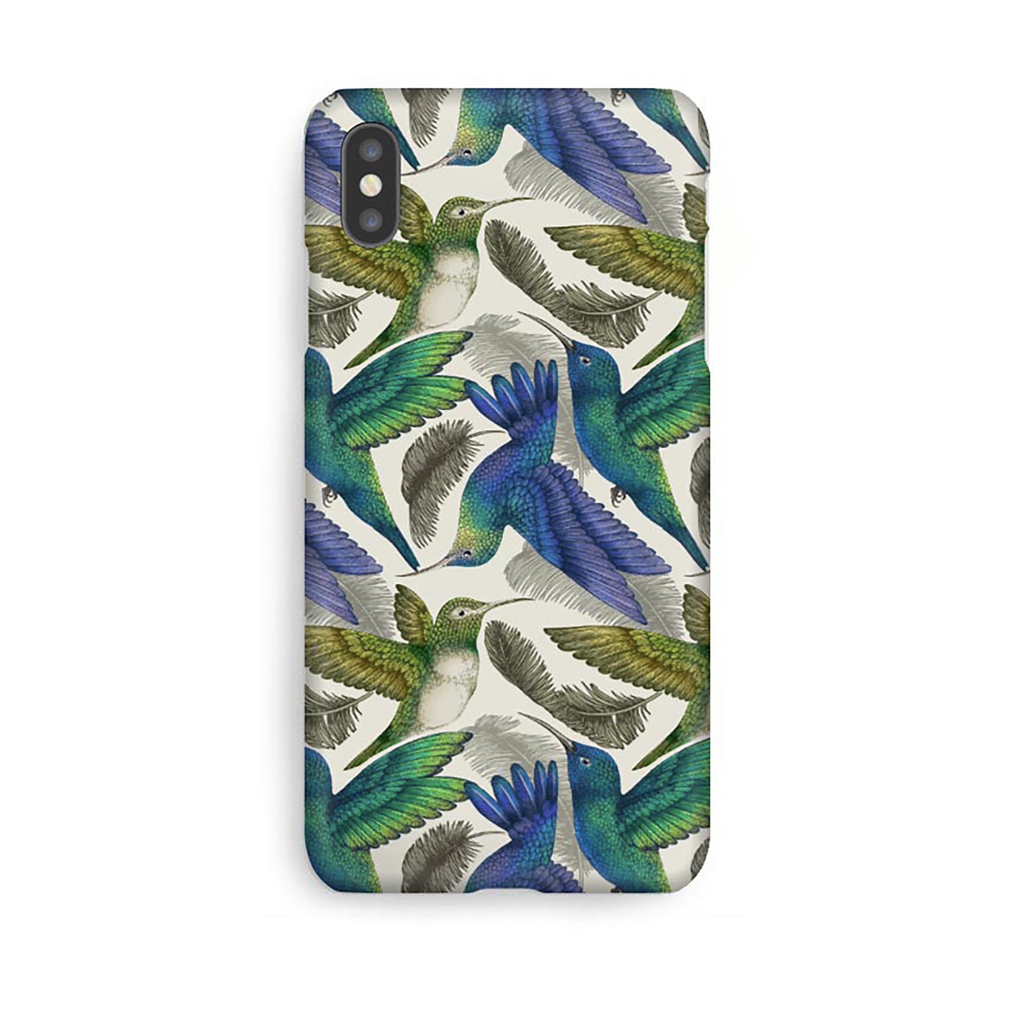 Luxury Phone Case - Tropical Hummingbirds