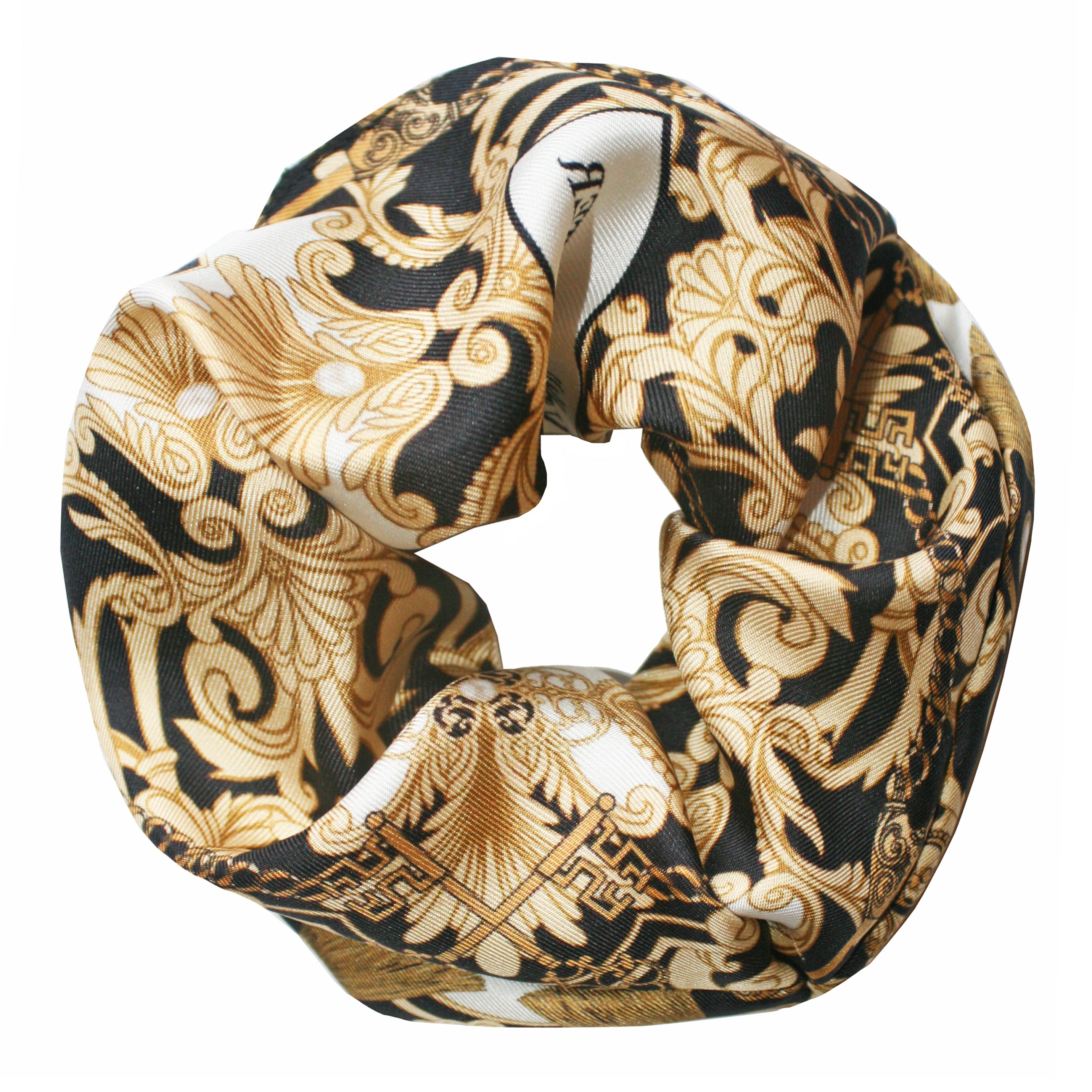 Large Silk Scrunchie - Baroque