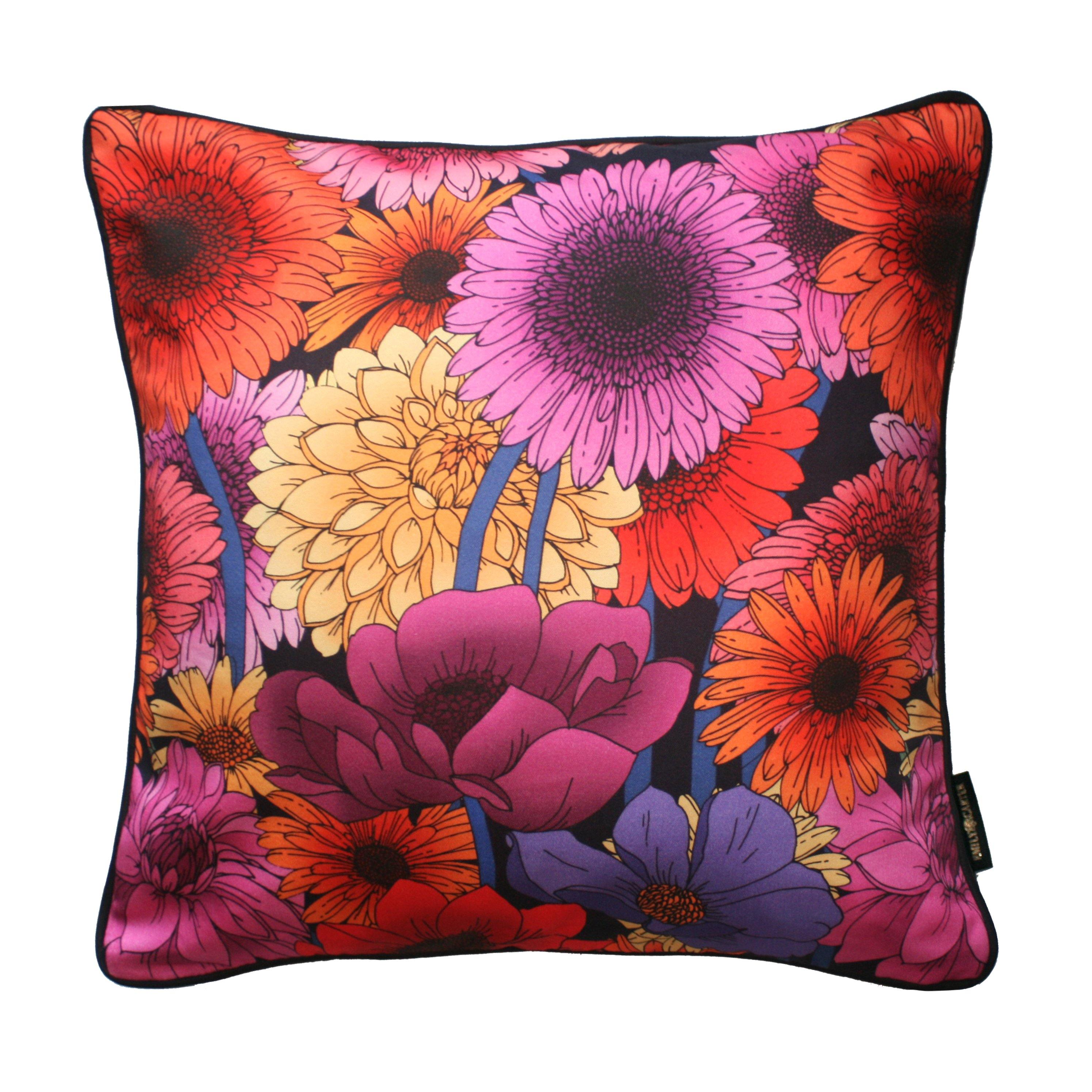 The Dahlia Garden Cushion | 45x45cm - Emily Carter London