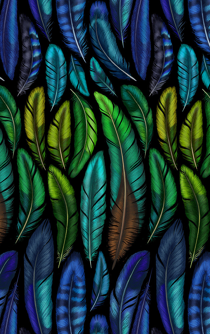 Iridescent Feather Wallpaper