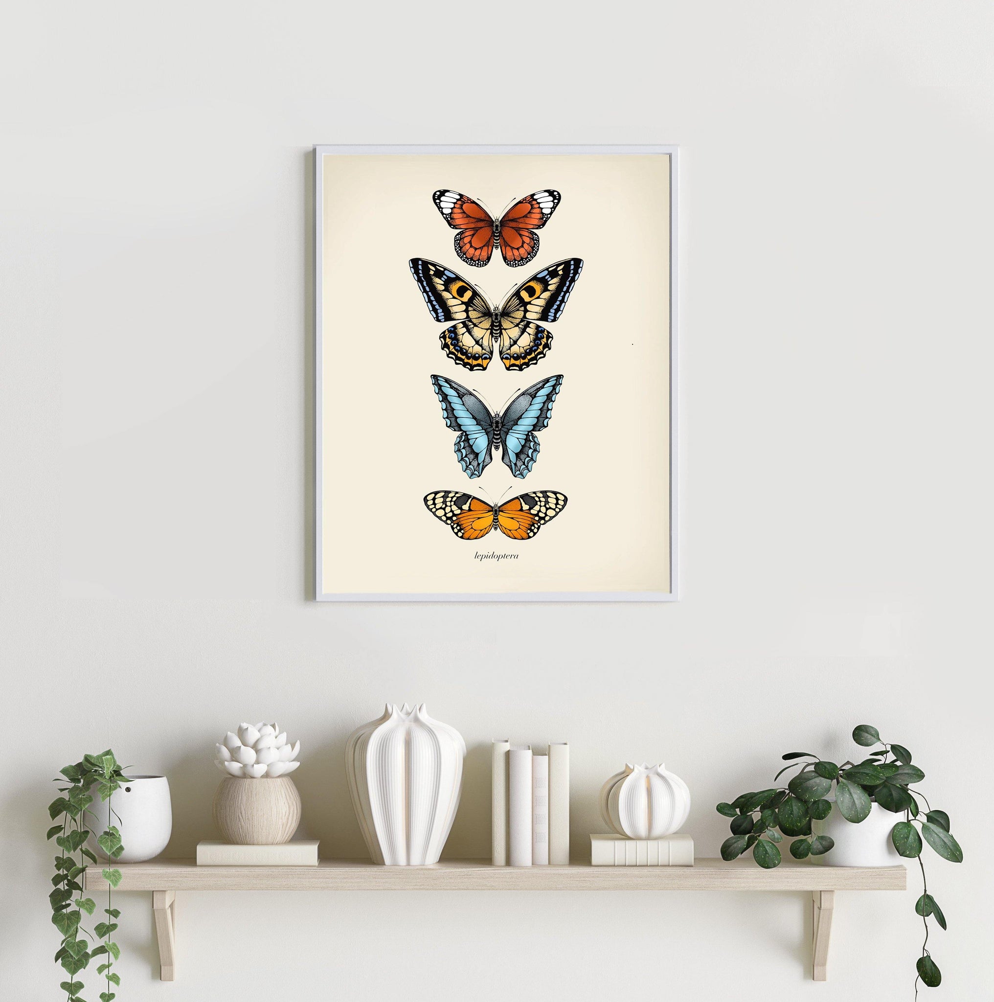 'Antique Tropical Butterflies III' Fine Art Print – Emily Carter London