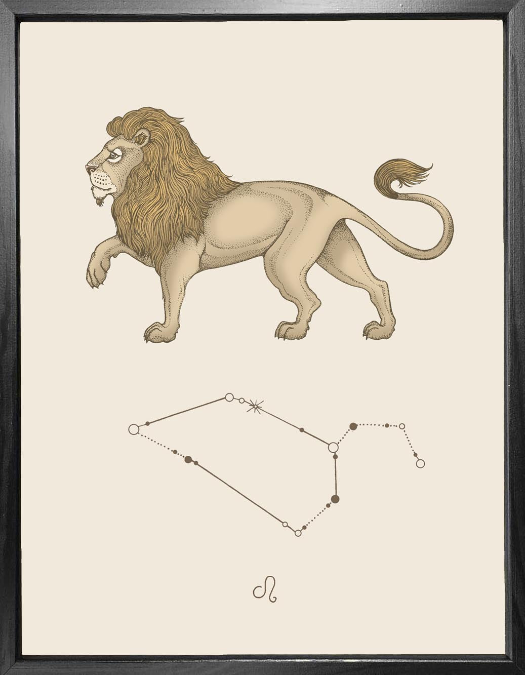 'Leo Zodiac' Fine Art Print