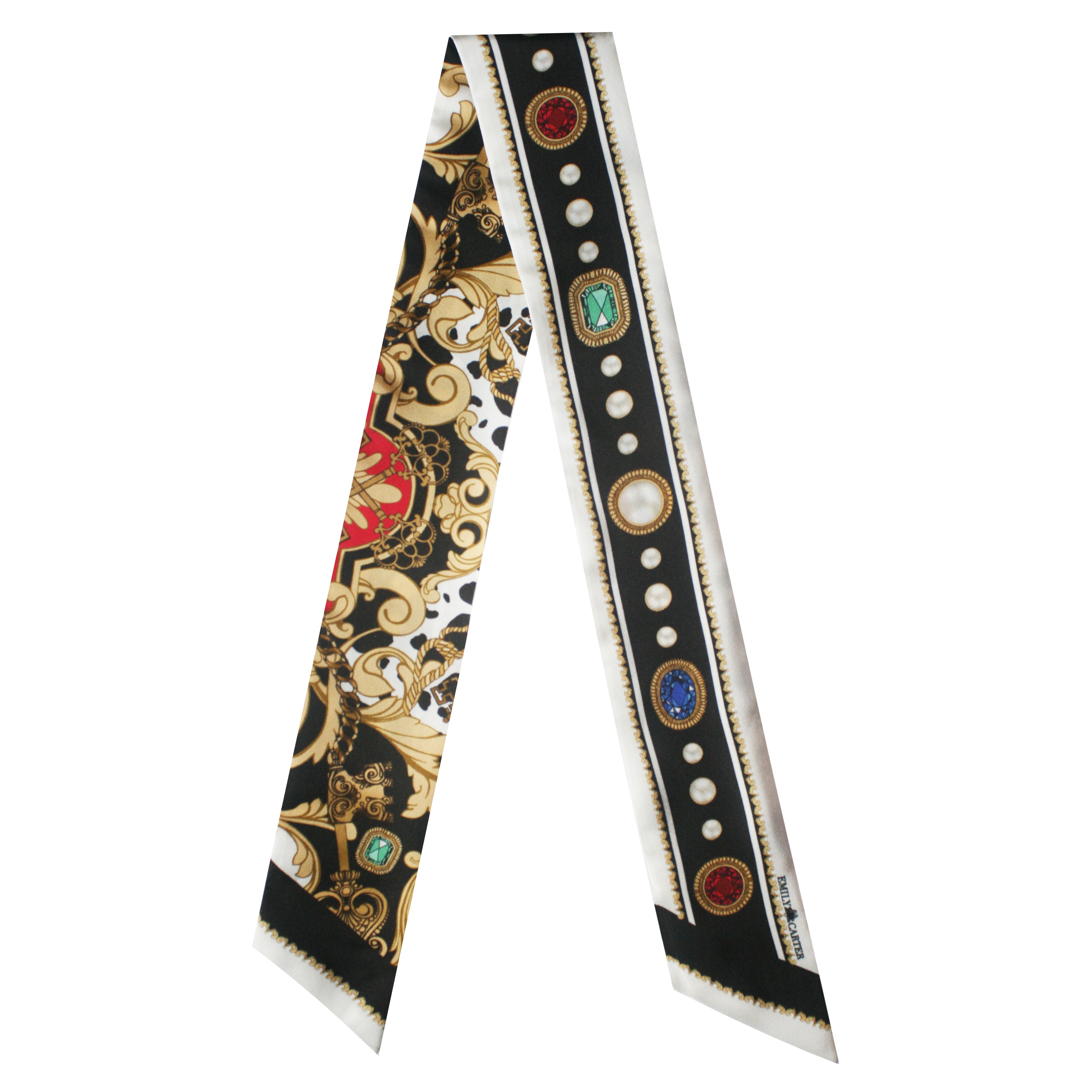 The Jewelled Baroque Twilly Scarf [Preorder]