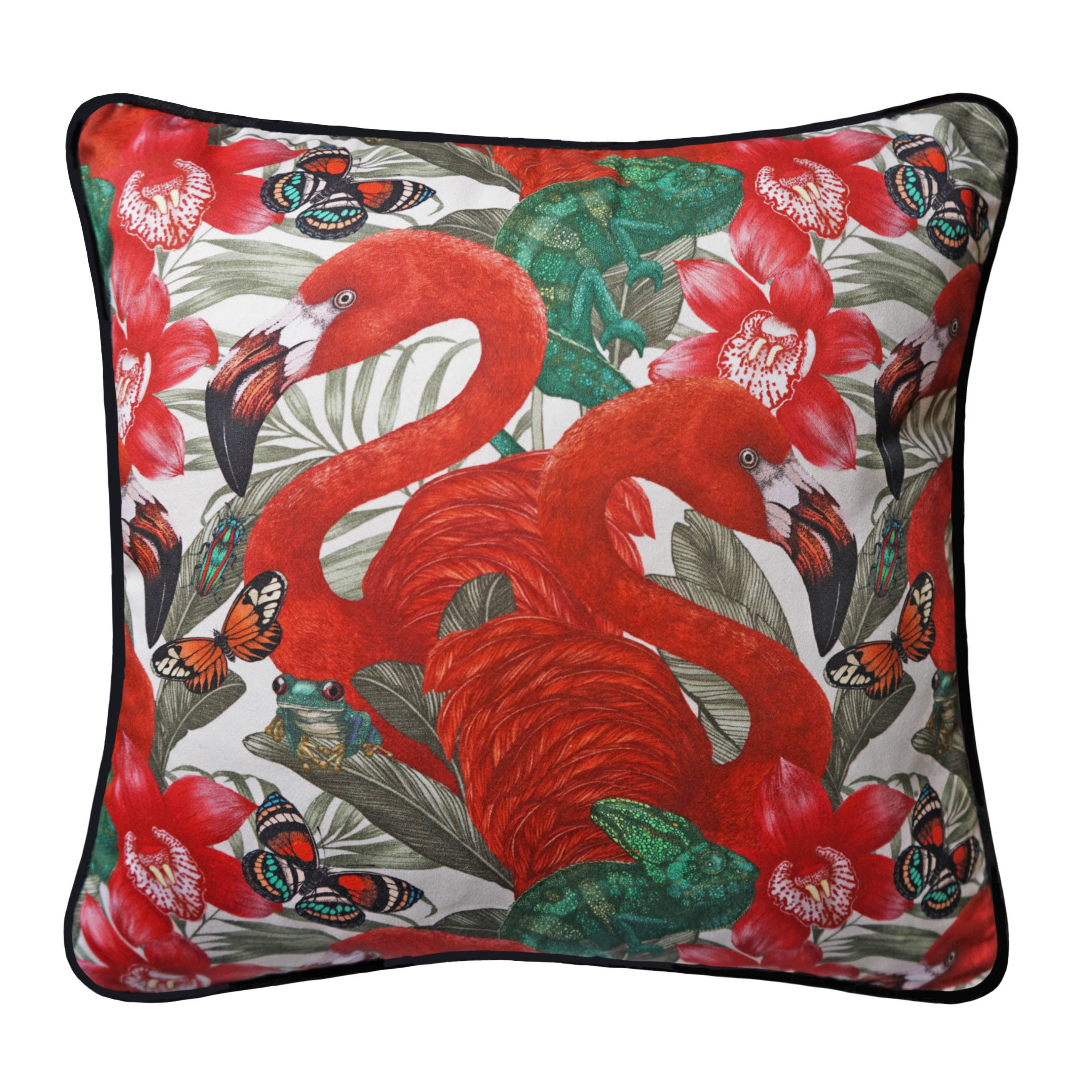 The Tropical Flamingo Cushion | 45x45cm