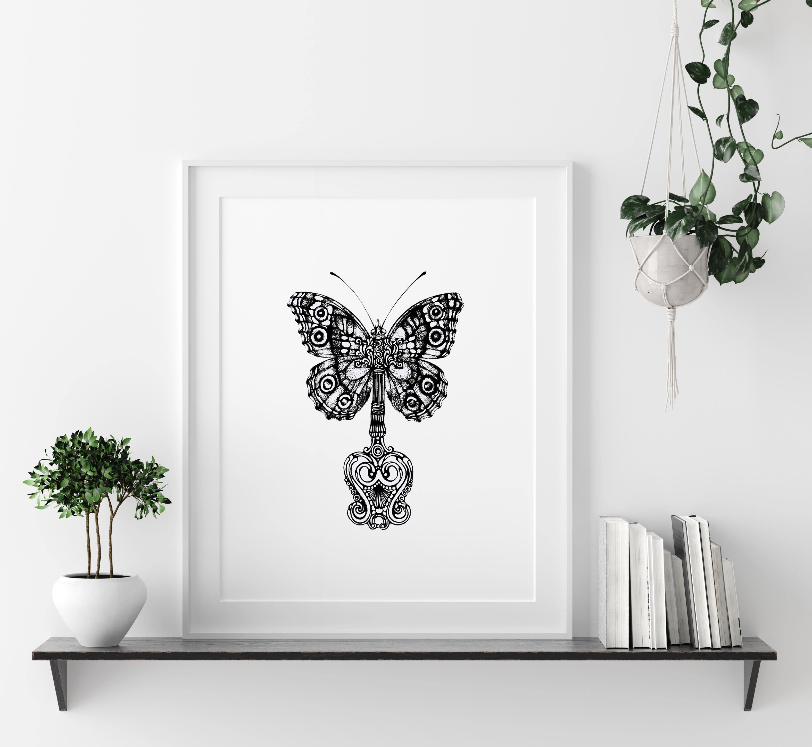 'Papillon' Fine Art Print - Emily Carter London