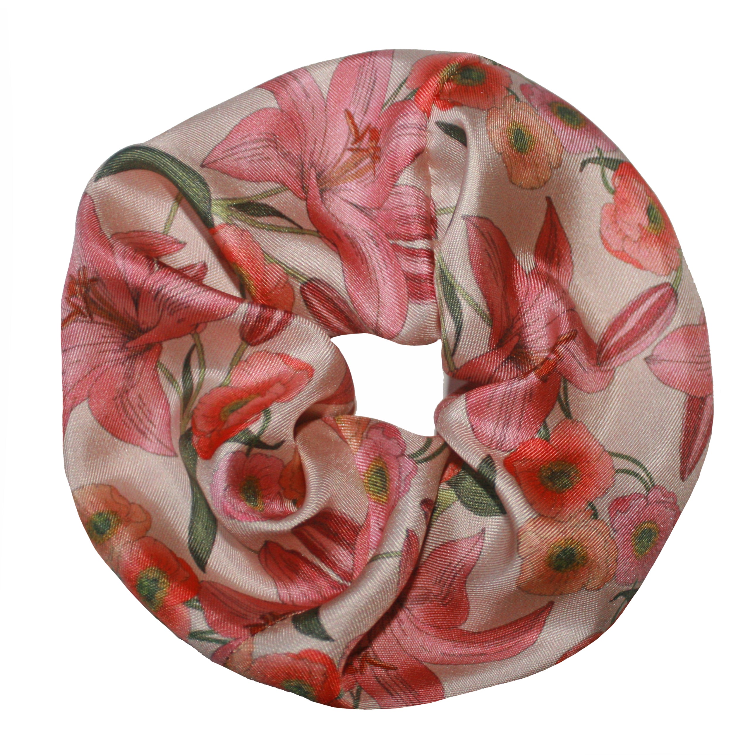 Large Silk Scrunchie - Lily & Poppy