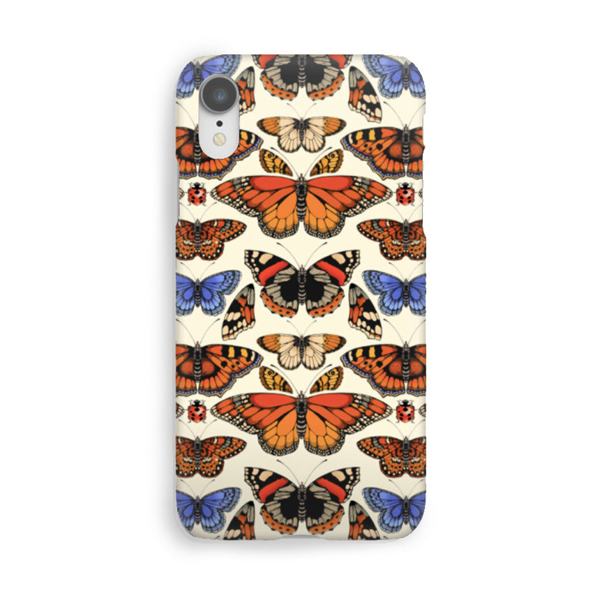 Luxury Phone Case - British Butterfly Cream