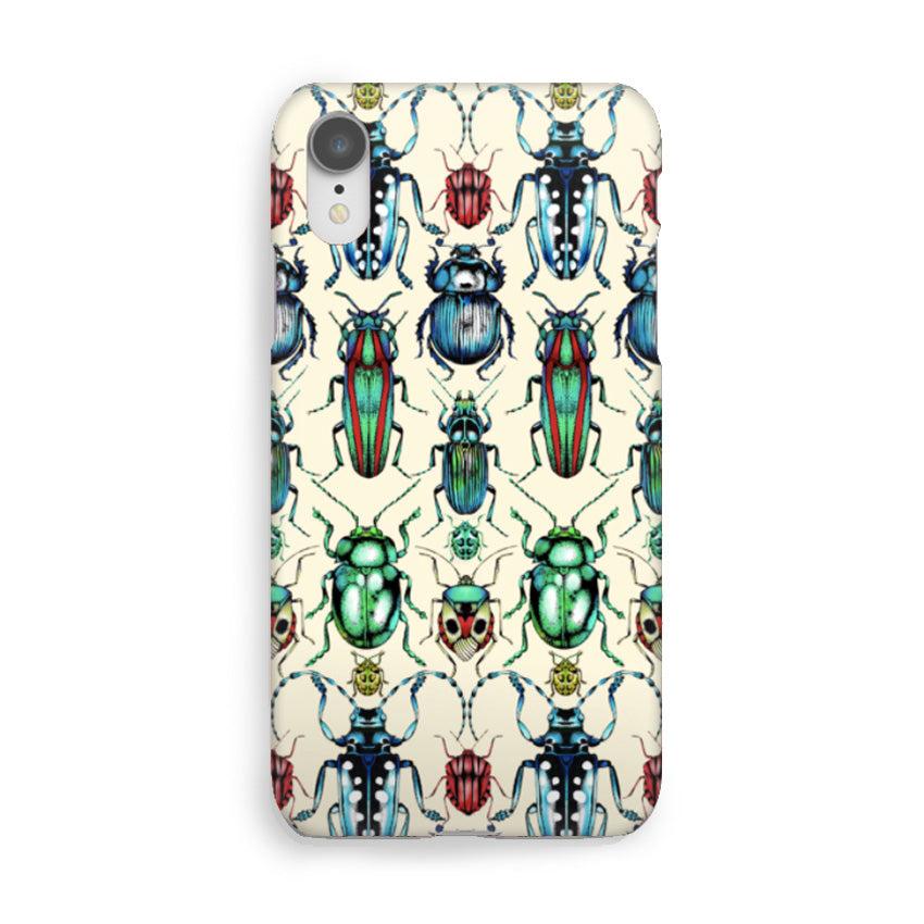 Luxury Phone Case - Tropical Beetle Cream